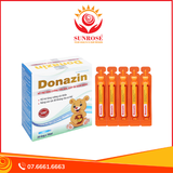  Dung dịch Donazin kích thích ăn ngon, tăng đề kháng hộp 20 ống x 10ml 