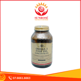  Viên dầu cá Solgar Omega-3 Fish Oil hỗ trợ giảm mỡ máu, tốt cho mắt và não bộ (Chai 120 Viên) 