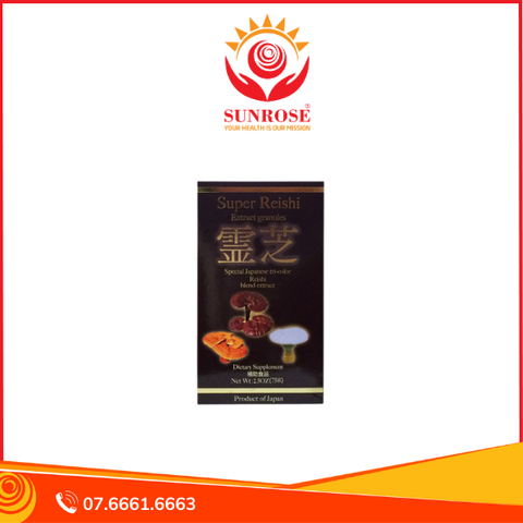  Super Reishi Powder - Hỗ Trợ Lọc Máu, Thải Độc Gan & Ngăn Ngừa Ung Thư 