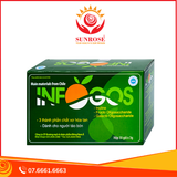  Bột chất xơ hoà tan Infogos hỗ trợ giảm táo bón hộp 30 gói x 3g 