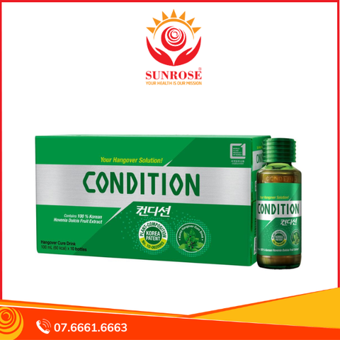  Nước giải rượu Kolmar Condition 100ml (Hộp 10 chai) 