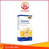  Viên sủi Sunlife Calcium hỗ trợ bổ sung Canxi (Hộp 2 tuýp x 20 viên) 