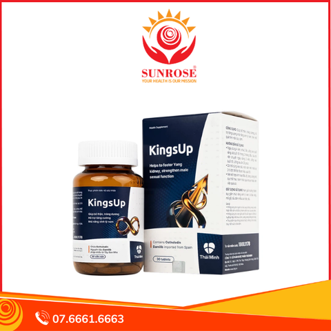  Viên uống KingsUp Thái Minh bổ thận, tráng dương, hỗ trợ tăng cường khả năng sinh lý nam (30 viên) 