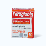 Vitabiotics Feroglobin: Bổ Máu, Tăng Cường Sức Khỏe (Hộp 30 Viên) 