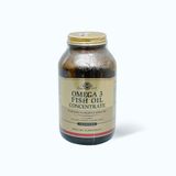  Viên dầu cá Solgar Omega-3 Fish Oil hỗ trợ giảm mỡ máu, tốt cho mắt và não bộ (Chai 120 Viên) 