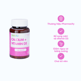  Viên Uống Pmc Calcium & Vitamin D3 Tăng Cường Hệ Xương - Chai 60 Viên 