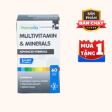  Pharmacity Advanced Formula Mutivitamin & Mineral (Chai 60 Viên) 