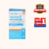  Pmc Calcium D3 K2 Zinc Bone Health - Giảm Nguy Cơ Loãng Xương 