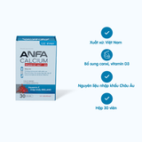  Viên uống An Huy Anfa Calcium D hỗ trợ bổ sung Canxi và Vitamin D (Hộp 30 viên) 