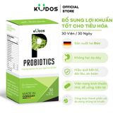  Viên uống Kudos Probiotics bổ sung men vi sinh hỗ trợ tiêu hóa (Hộp 30 viên) 
