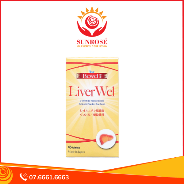  Thực phẩm bảo vệ sức khỏe Bewel Liverwel (45 viên) 
