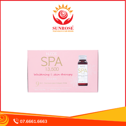  Nước uống collagen Nucos Spa 13.500 chống lão hóa săn chắc da (10 chai x50ml) 