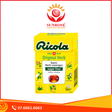  Kẹo ngậm không đường Ricola Original Herb giúp thông cổ, giảm ho (40g) 