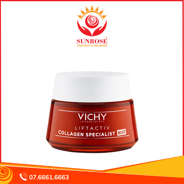  Kem dưỡng Vichy Liftactiv Collagen Specialist Night (50ml) 