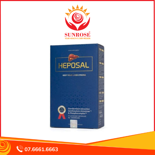  Thực phẩm bảo vệ sức khỏe Heposal (30 viên) 