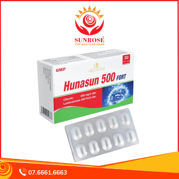  Thực phẩm bảo vệ sức khỏe Hunasun 500 Fort (30 viên) 