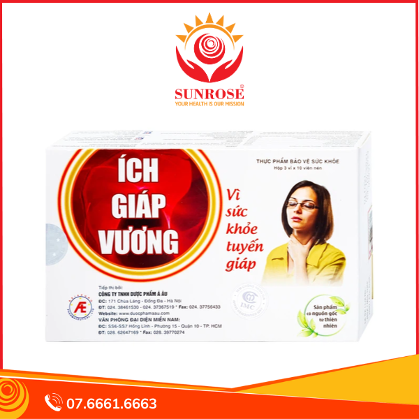  Thực phẩm bảo vệ sức khỏe Ích Giáp Vương (180 viên) 