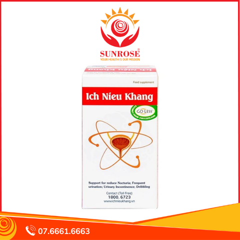  Thực phẩm bảo vệ sức khỏe Ích Niệu Khang (80 Viên) 