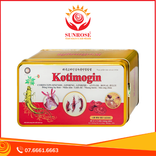  Thực phẩm bảo vệ sức khỏe Kotimogin Gold (60 viên) 