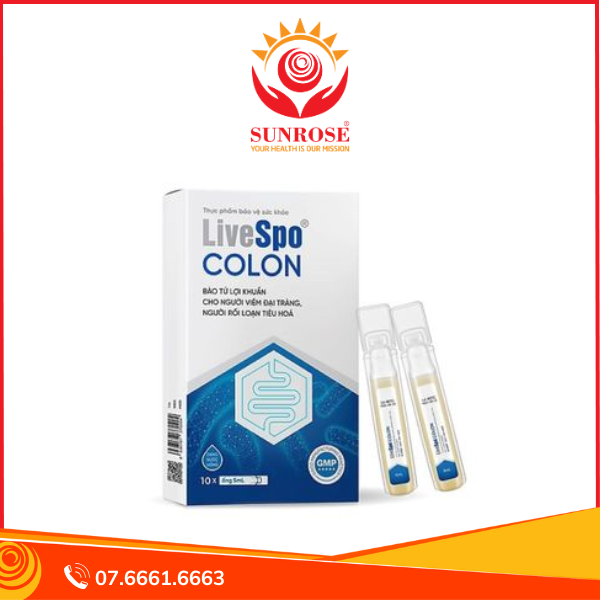  Thực phẩm bảo vệ sức khỏe LiveSpo Colon (10 ống x 5ml) 