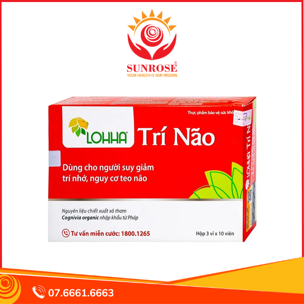  Thực phẩm bảo vệ sức khỏe Lohha Trí Não (30 viên) 