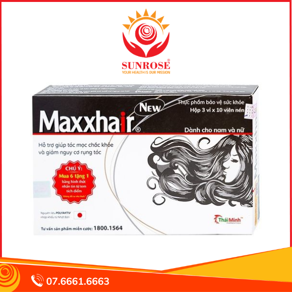  Thực phẩm bảo vệ sức khỏe Maxxhair (30 Viên) 