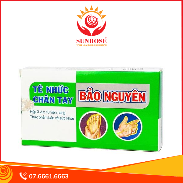  Thực phẩm bảo vệ sức khỏe tê nhức chân tay Bảo Nguyên (30 Viên) 
