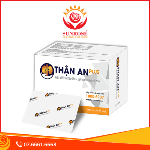  Thực phẩm bảo vệ sức khỏe Thận An Plus (120 viên) 