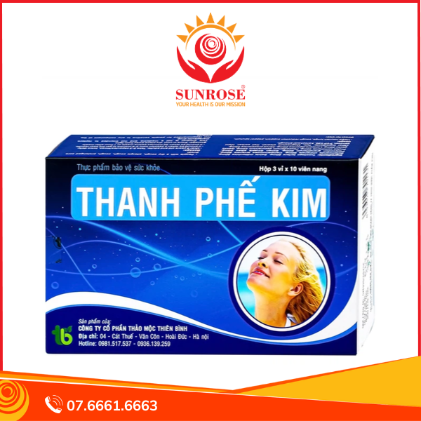  Thực phẩm bảo vệ sức khỏe Thanh Phế Kim (30 viên) 
