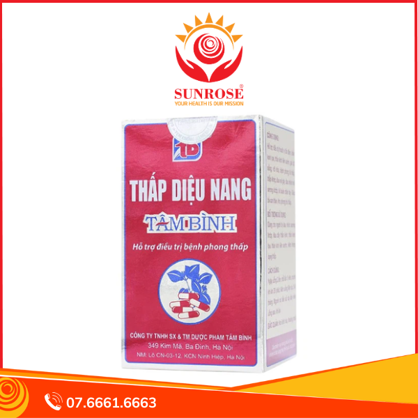  Thực phẩm bảo vệ sức khỏe Thấp Diệu Nang Tâm Bình (60 viên) 