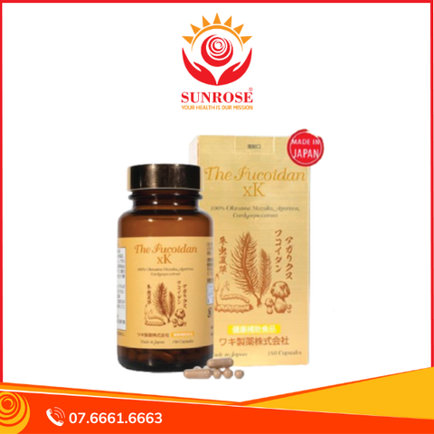  Thực phẩm bảo vệ sức khỏe The Fucoidan xK (180 viên) 