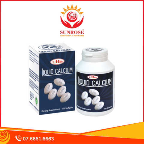  Thực phẩm bảo vệ sức khỏe UBB Liquid Calcium (100 viên) 