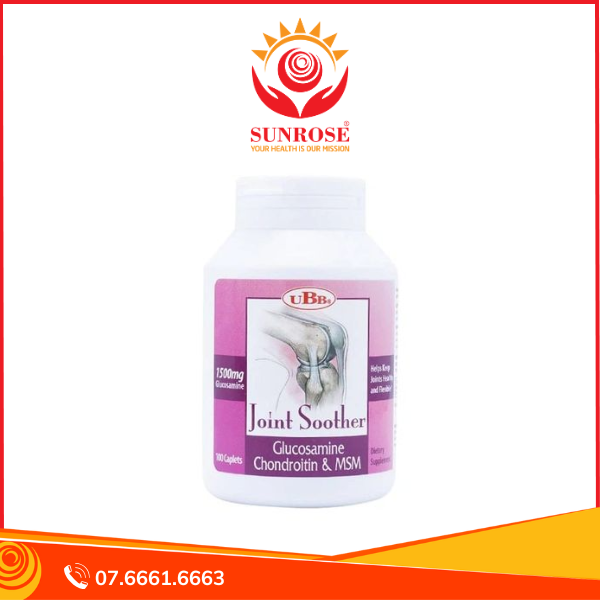  Thực phẩm bảo vệ sức khỏe UBB® Joint Soother (100 Viên) 