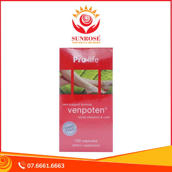  Thực phẩm bảo vệ sức khỏe Venpoten (100 viên) 
