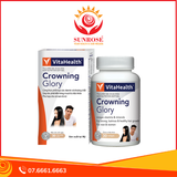  Thực phẩm bảo vệ sức khỏe VitaHealth Crowning Glory giúp tóc bóng mượt và chắc khỏe (30 viên) 