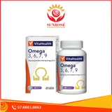  Viên uống VitaHealth Omega 3,6,7,9 bổ mắt, ngừa xơ vữa động mạch hộp (30 viên) 
