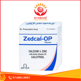  Thuốc Zedcal-OP điều trị loãng xương, thiếu canxi (5 vỉ x 6 viên) 