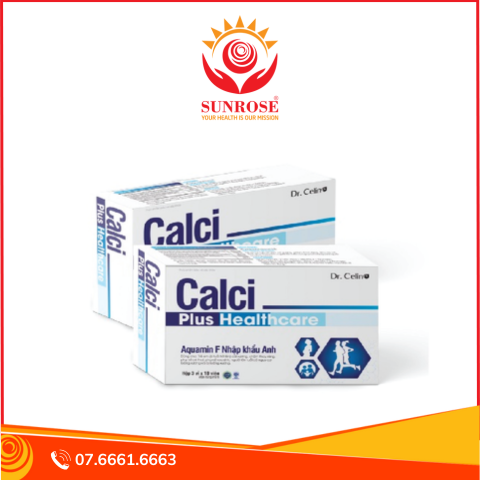  Viên Uống Dr. Celine Canxi Plus Healthcare  Bổ Sung Canxi Trẻ Em Và Người Lớn (Hộp 30 Viên) 
