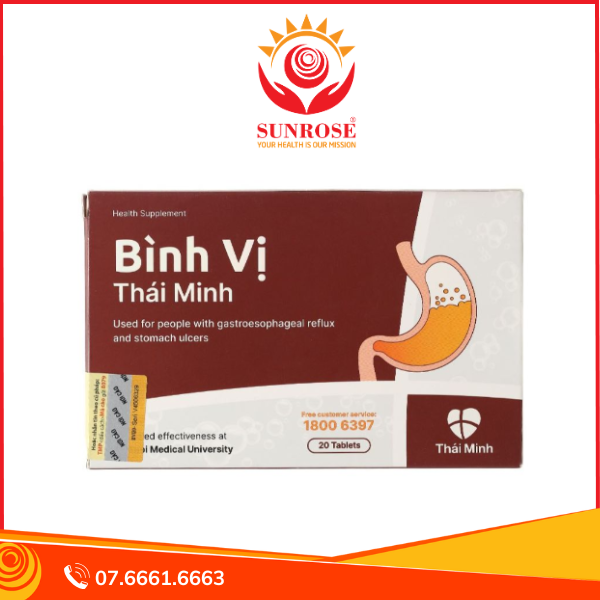  Thực phẩm bảo vệ sức khỏe Bình Vị Thái Minh (20 Viên) 