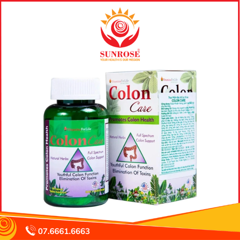  Thực phẩm bảo vệ sức khỏe Colon Care (60 viên) 