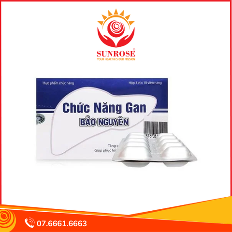  Thực phẩm bảo vệ sức khoẻ Chức Năng Gan Bảo Nguyên (30 viên) 