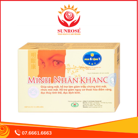  Thực phẩm bảo vệ sức khỏe Minh Nhãn Khang Platinum (30 viên) 