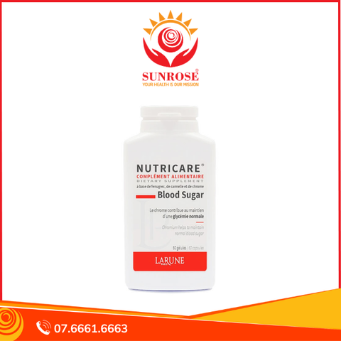  Thực phẩm bảo vệ sức khỏe Nutricare Blood Sugar (60 viên) 