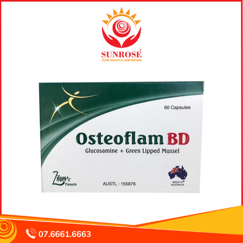  Thực phẩm bảo vệ sức khỏe Osteoflam BD (60 viên) 