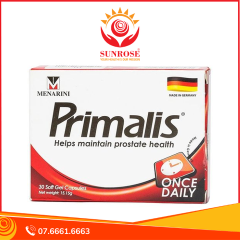  Thực phẩm bảo vệ sức khỏe Primalis (30 viên) 