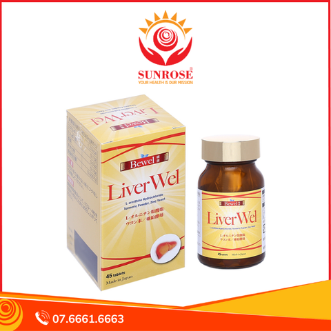 Thực phẩm bảo vệ sức khỏe Bewel Liverwel (45 viên) 