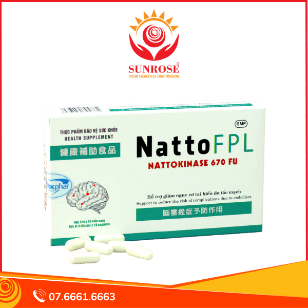  Thực phẩm bảo vệ sức khỏe Natto FPL (30 viên) 