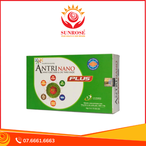  Thực phẩm bảo vệ sức khỏe Antrinano Plus (30 Viên) 