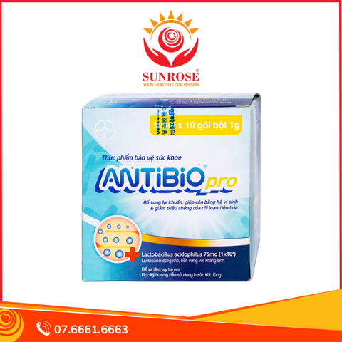  Thực phẩm bảo vệ sức khỏe Antibio Pro (20 gói x 1g) 
