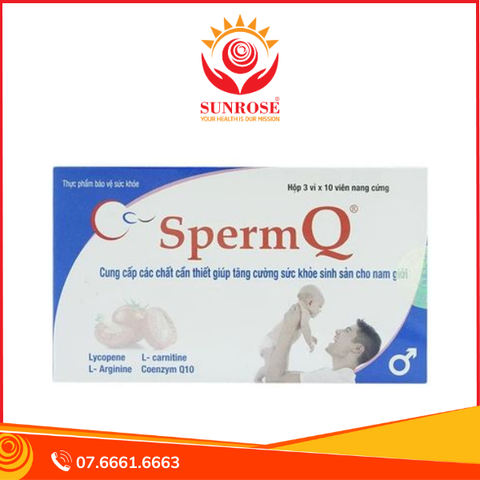  Thực phẩm bảo vệ sức khỏe SpermQ (30 viên) 